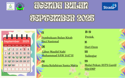 Agenda Bulan September SMP Strada Pelita II