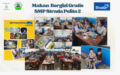 SMP Strada Pelita II Terima Program Makan Bergizi Gratis, Siswa Sambut Antusias