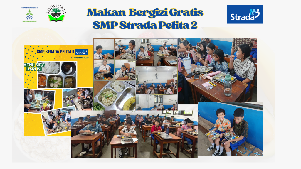 SMP Strada Pelita II Terima Program Makan Bergizi Gratis, Siswa Sambut Antusias